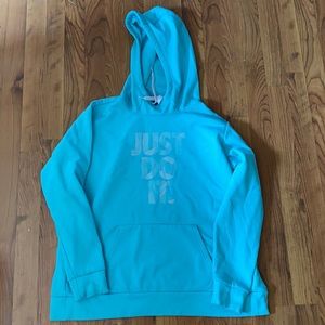 Nike Dri-Fit Sweatshirt, blue, size XL